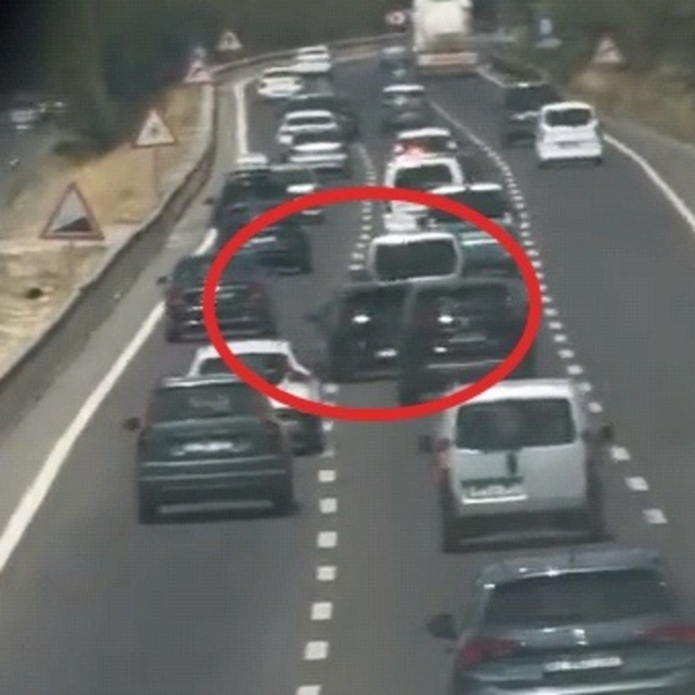 Trafikte makas atarak ilerleyen sürücüye 10 bin lira ceza