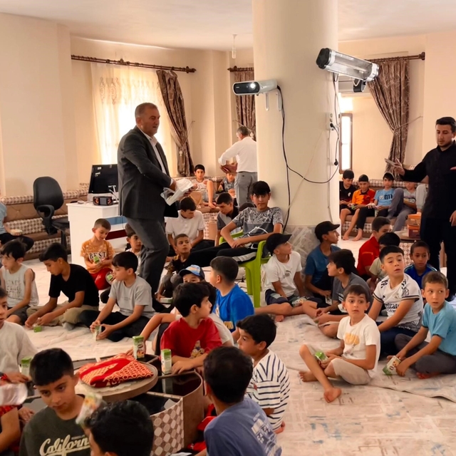 Dicle'de Kur'an kursu öğrencileri gençlik merkezinde bir araya geldi