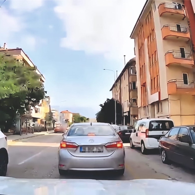 Otomobilden yola çöp atan sürücüyü araç içi kamerası yaktı