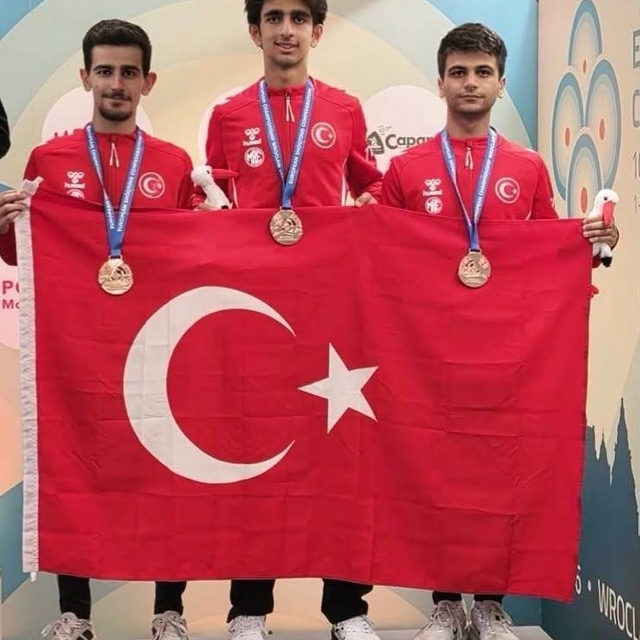 Erzincanlı milli atıcı Avrupa üçüncüsü oldu