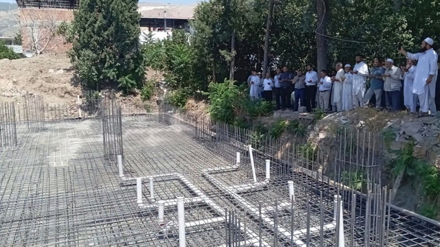 Ovakent'te İmam Buhari Camii'nin temeli dualarla atıldı