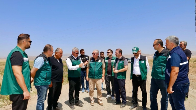 Erzincan'da arazi toplulaştırma çalışmalarına yakın takip