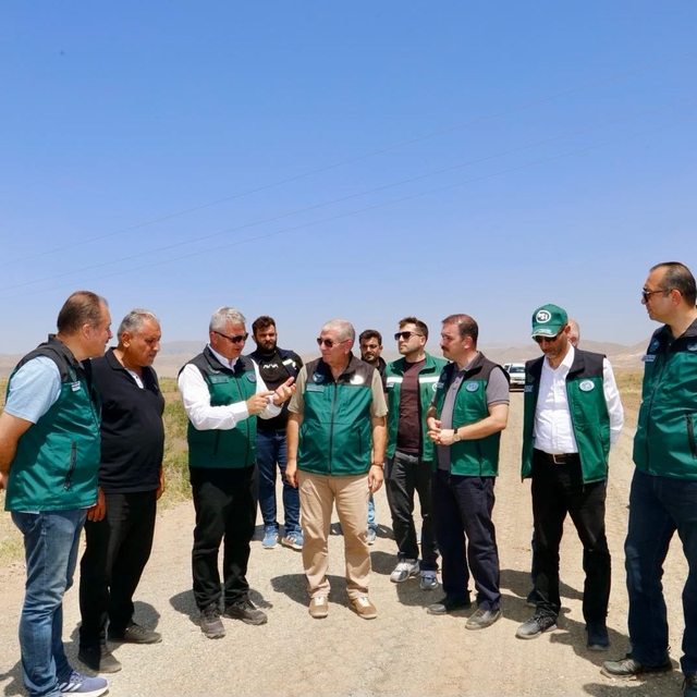 Erzincan'da arazi toplulaştırma çalışmalarına yakın takip
