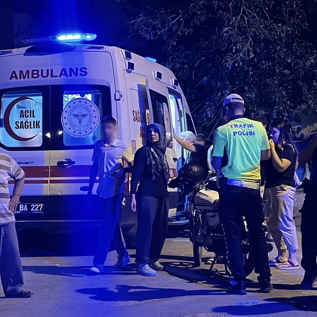 Burdur'da otomobille motosiklet çarpıştı: 2 yaralı