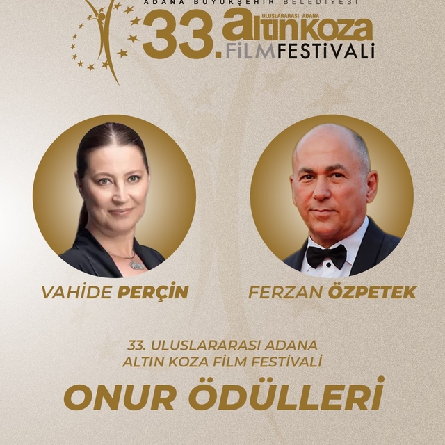 Altın Koza'dan Ferzan Özpetek ve Vahide Perçin'e onur ödülü