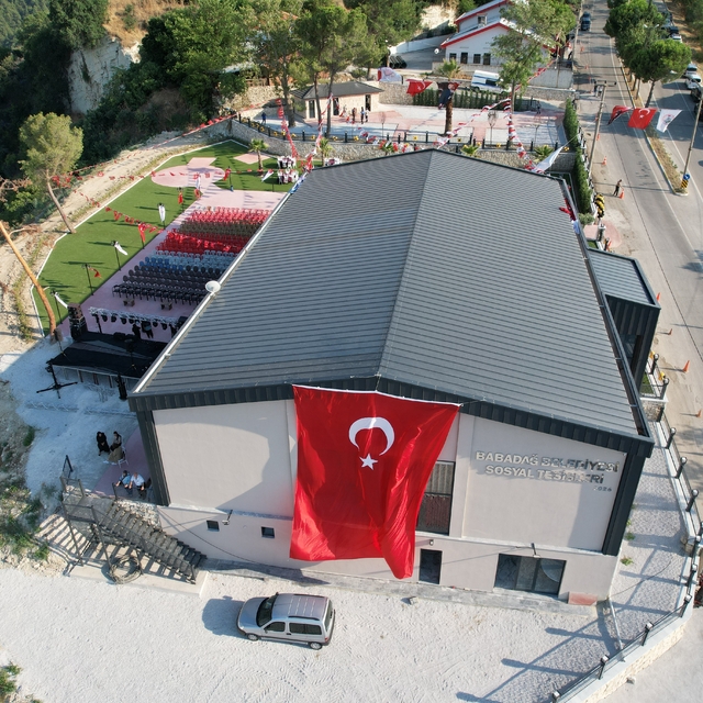 Babadağ Sosyal Tesisleri büyük katılımla açıldı