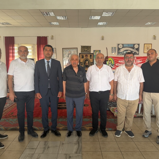 MTSO Başkan Adayı Boyraz'dan Hacı Bektaşi Veli Kültür Merkezi Vakfı'na ziya...