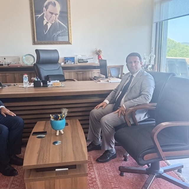 Ayvalık Kaymakamı Çimşit'e hayırlı olsun ziyareti