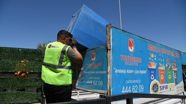 Yunusemre'de 150 tonluk geri dönüşüm başarısı