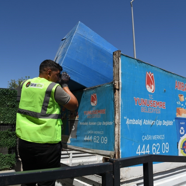 Yunusemre'de 150 tonluk geri dönüşüm başarısı
