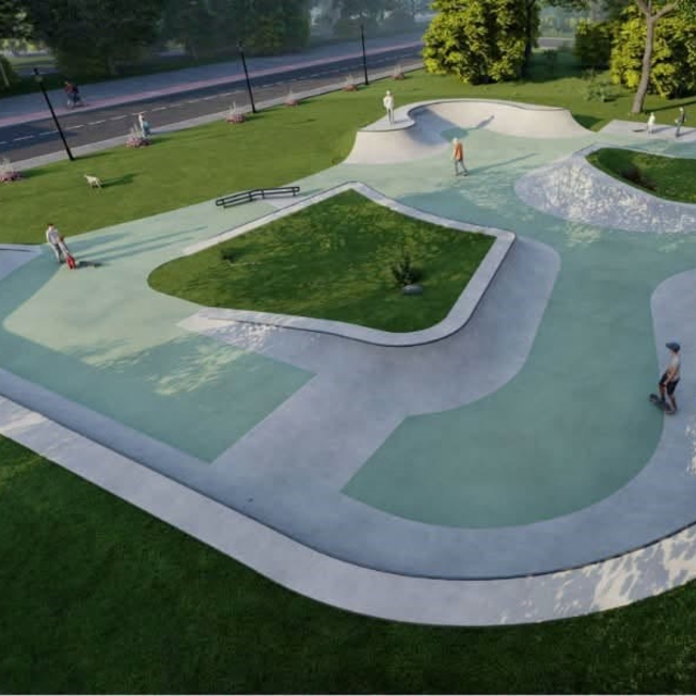 İnegöllü gençlere yeni kaykay park