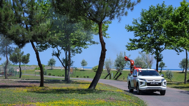 Samsun'da sivrisinek ve haşerelere karşı mücadele