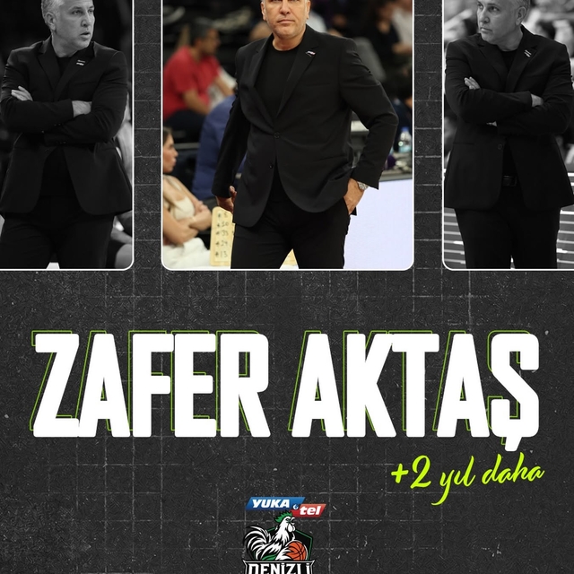 Yukatel Denizli Basket'te ilk imza Zafer Aktaş'a