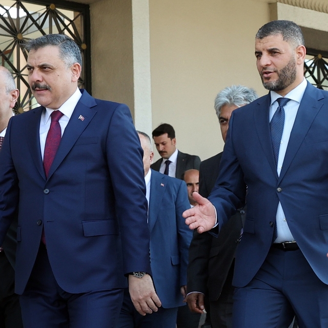 Bakan Çiftçi, Libya Milli Birlik Hükümeti İçişleri Bakanı İmad et-Trabelsi...