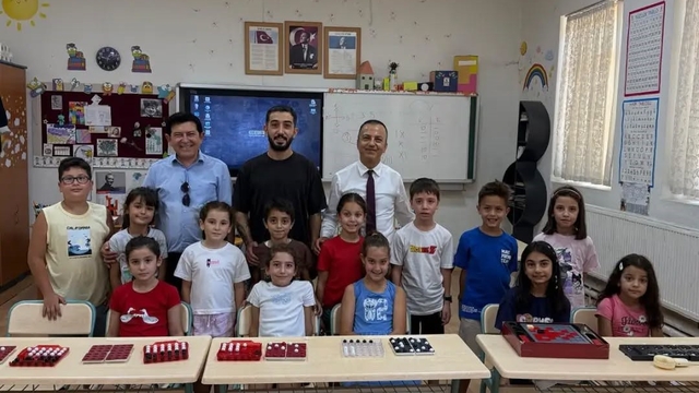 Yenipazar'da çocuklar yaz tatilini akıl ve zeka oyunlarıyla değerlendiriyor