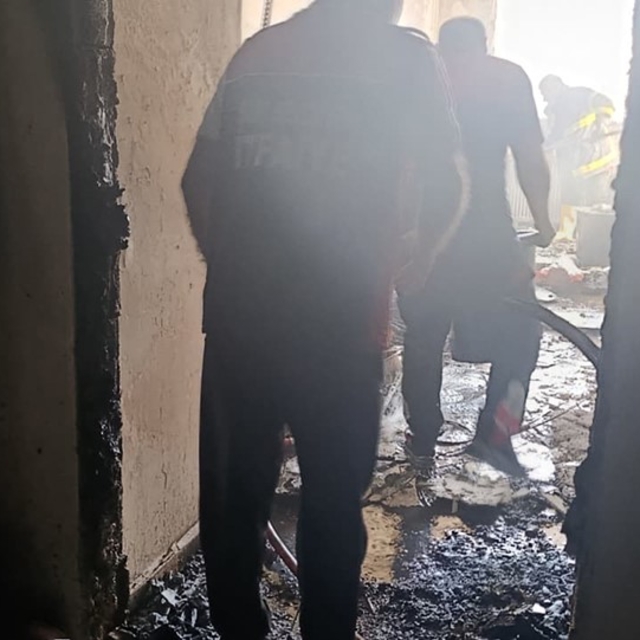 Siirt'te kız yurdunda yangın: 1 yaralı