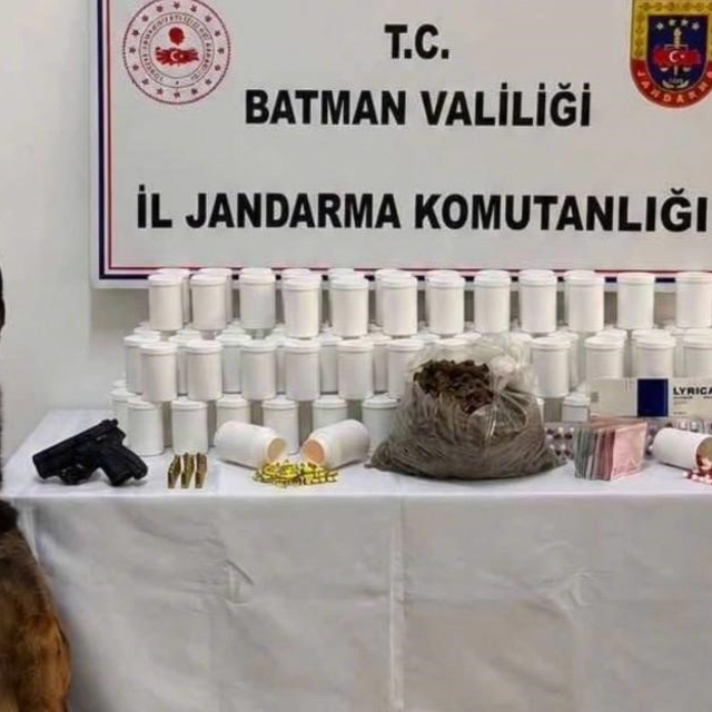 Batman'da 10 binden fazla uyuşturucu hap ele geçirildi