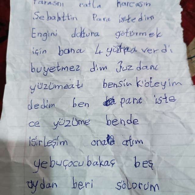 Eve not bırakıp gitmişti, Şehir Hastanesi'nde bulundu
