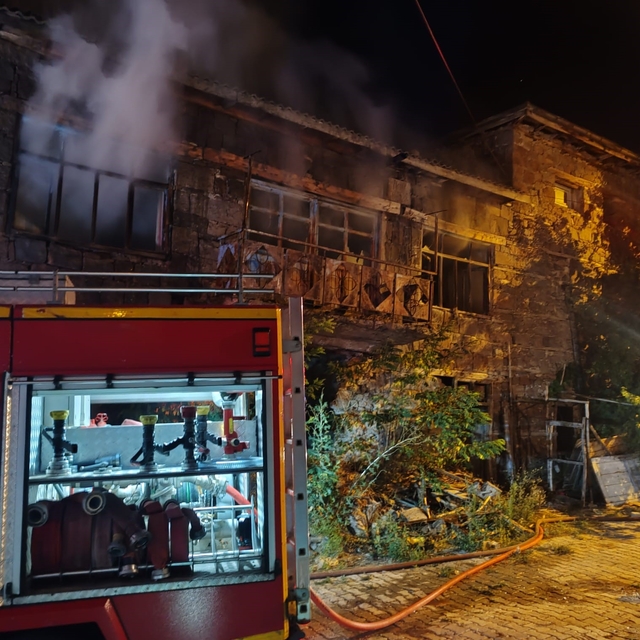 Seydişehir'de müstakil evde yangın paniği
