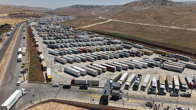 Arap Yarımadası ile ticarette kavşak nokta olan Cilvegözü'nden günde bin 500 tır giriş-çıkış yapıyor