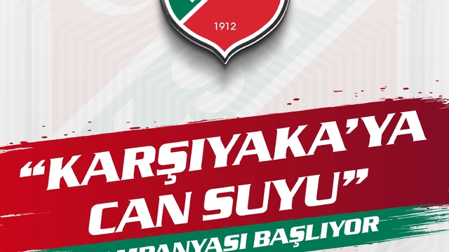 Karşıyaka'ya can suyu kampanyası
