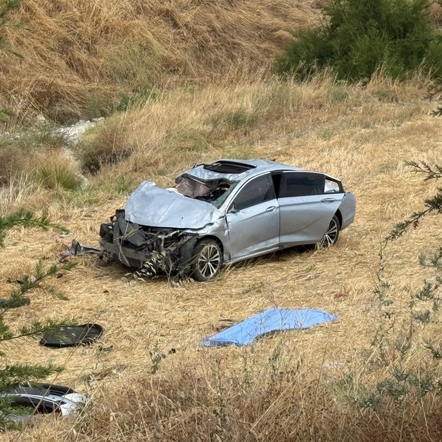 Kontrolden çıkan otomobil takla attı: 1 ölü