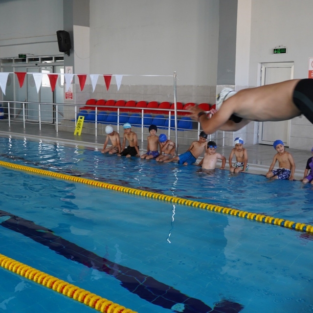 Yüzme havuzunda geleceğin sporcuları yetişiyor
Van'da çocuklar yaz tatilind...