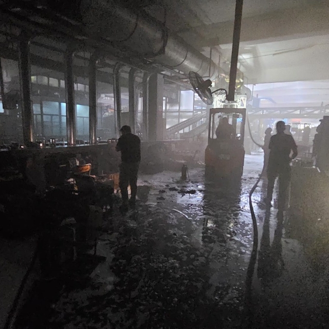Kahramanmaraş'ta fabrika yangını