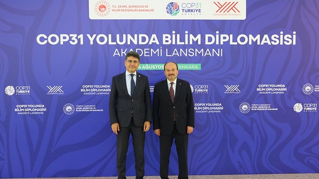 Rektör Çakmak, "COP31 Yolunda Bilim Diplomasisi: Akademi Lansmanı" Programına Katıldı