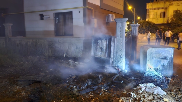 Batman'da trafo yangını