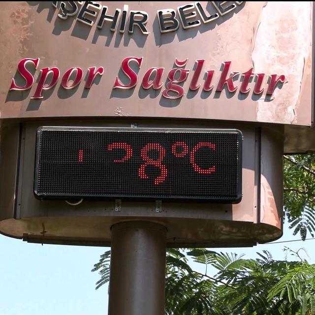 Adana'da termometreler 38 dereceyi gördü
