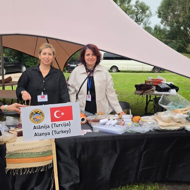 Talsi'de Alanya'nın kültürü ve yerel değerleri tanıtıldı