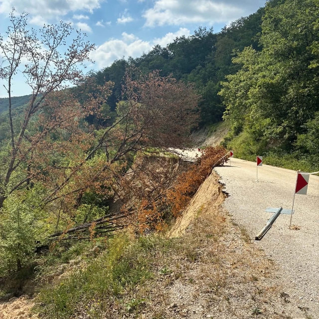 Bolu'da heyelan nedeniyle Taşkesti-Abant yolu 1 aydır kapalı