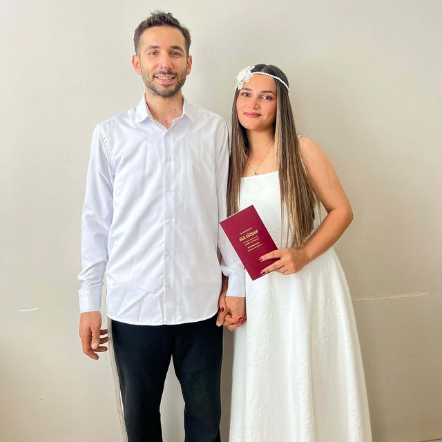 Tedavi gördüğü hastanede evlendi