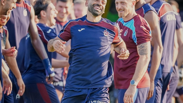 Salah, Trabzonspor'la ilk antrenmanına çıktı