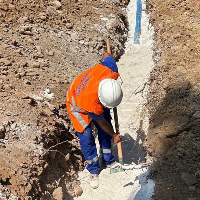 Çetibeli Mahallesi'nin içme suyu hatları yenileniyor