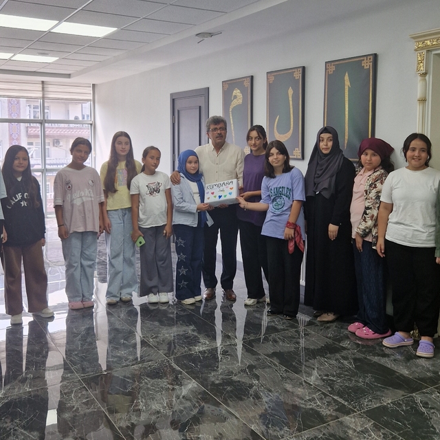 Ordu'da Kur'an kursu öğrencileri harçlıklarını hafızlık kursuna bağışladı