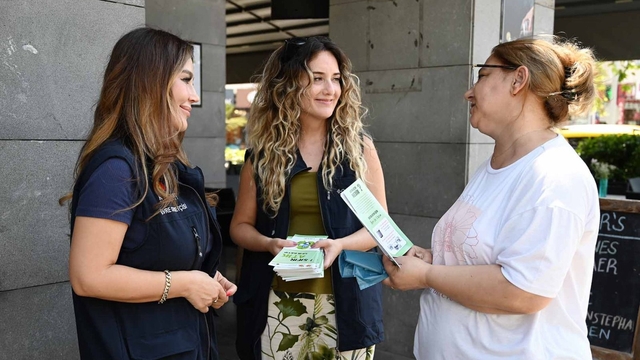 Kemer Belediyesi'nden esnafa sıfır atık bilgilendirmesi