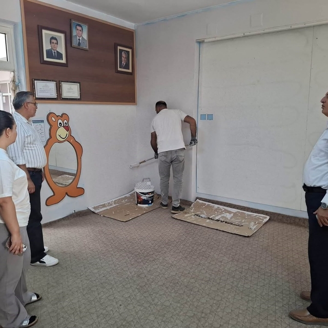 Sarıgöl'de okullar yeni eğitim yılına hazırlanıyor