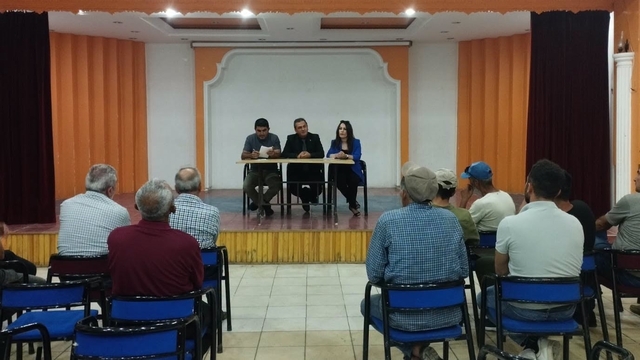 Mercan'da patates üreticileriyle toplantı yapıldı