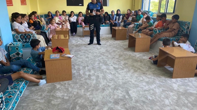 Erzincan'da öğrencilere güvenlik eğitimi verildi