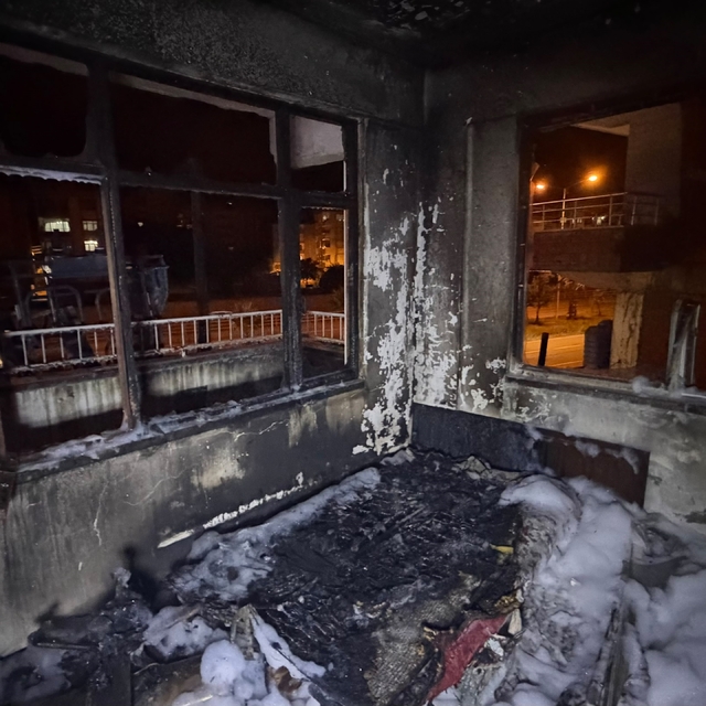 Hopa'da şüpheli ev yangını: 1 yaralı, 1 gözaltı