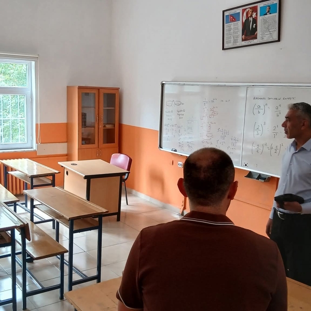 Bozkır'da okul denetimleri sürüyor