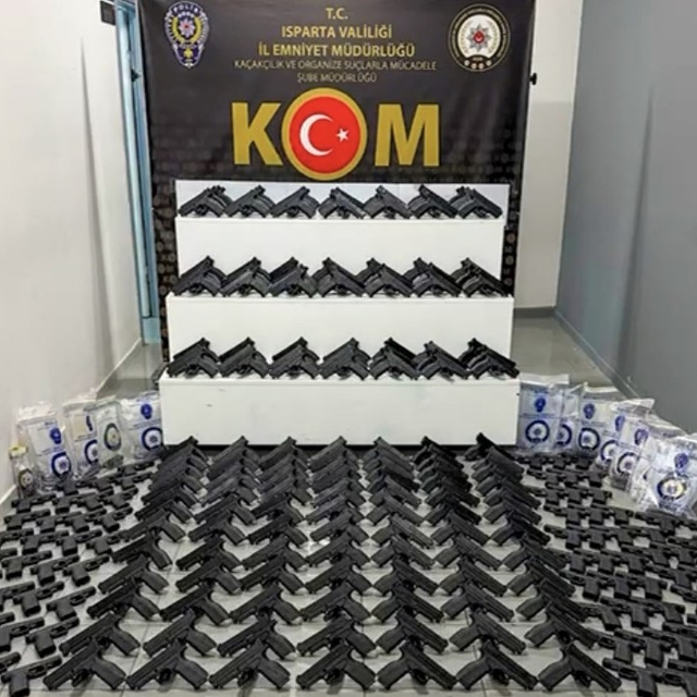 Isparta'da kaçak silah operasyonu: 1 tutuklama