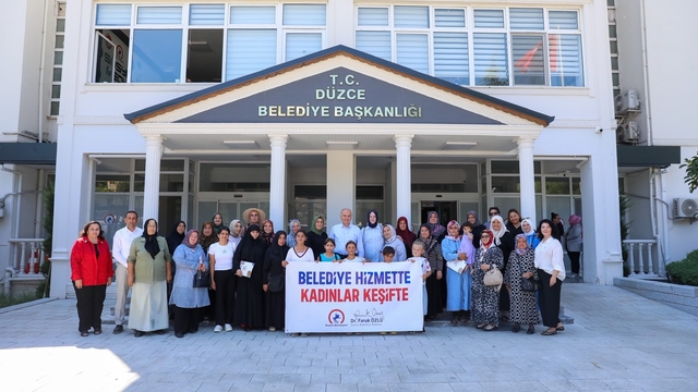 Düzce'de çalışmaları yerinde denetleyen kadınlardan projelere tam not