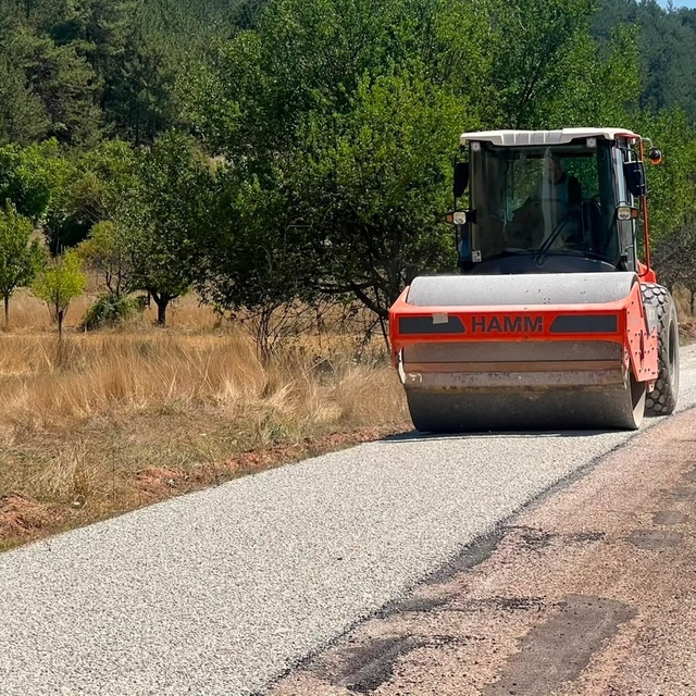 Kestel'de yollar yenilenip genişletiliyor