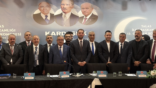MHP Talas İlçe Başkanlığı'nda Kayhan Saraç güven tazeledi
MHP Kayseri İl Başkanı Enes Ertuğrul Kalın:
"Hedeflere adım adım ilerliyoruz"