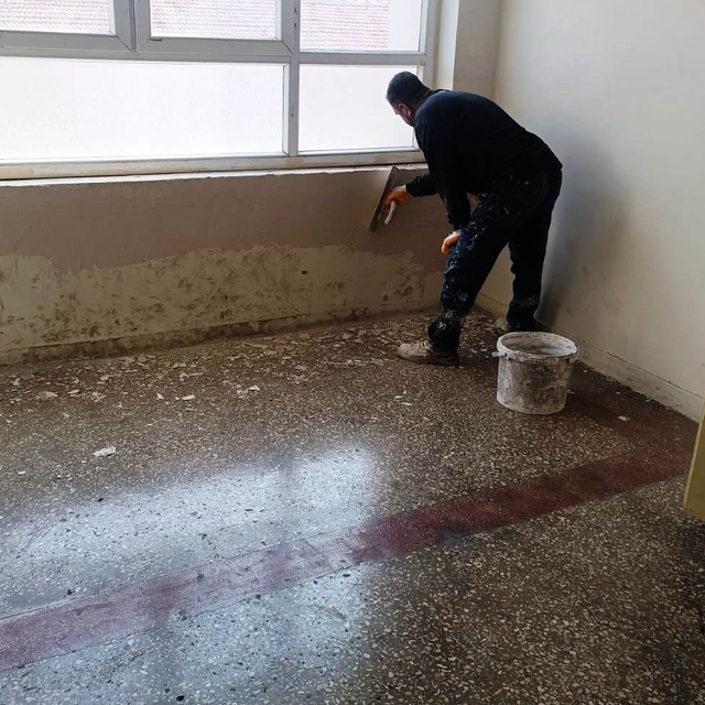 Mardin Büyükşehir Belediyesi'nden okullarda yaz mesaisi