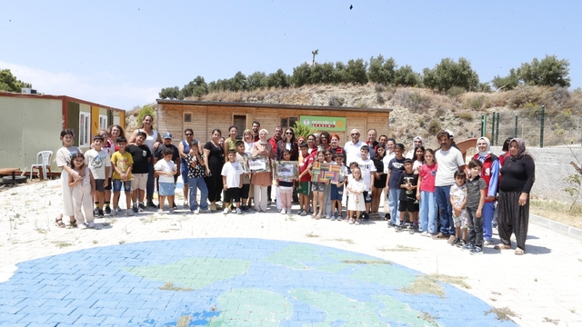 "Yüreğimizdeki Işık"projesi kapsamında çocuklara doğayla iç içe eğitim
