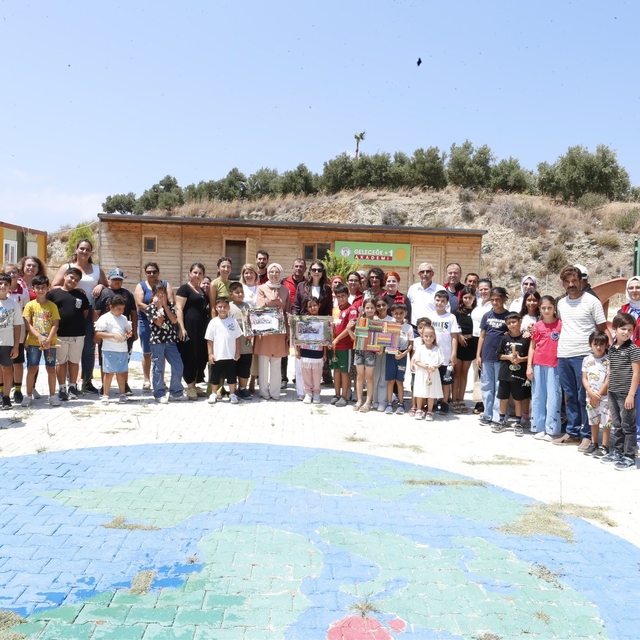 "Yüreğimizdeki Işık"projesi kapsamında çocuklara doğayla iç içe eğitim